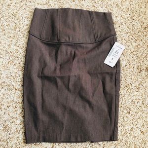NWT pencil skirt - brown